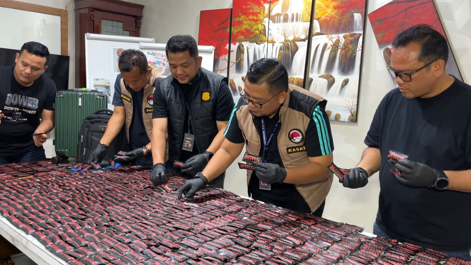 Berkedok Bengkel, Gudang 1.152 Vape Narkoba di Percut Sei Tuan Dibongkar Polisi
