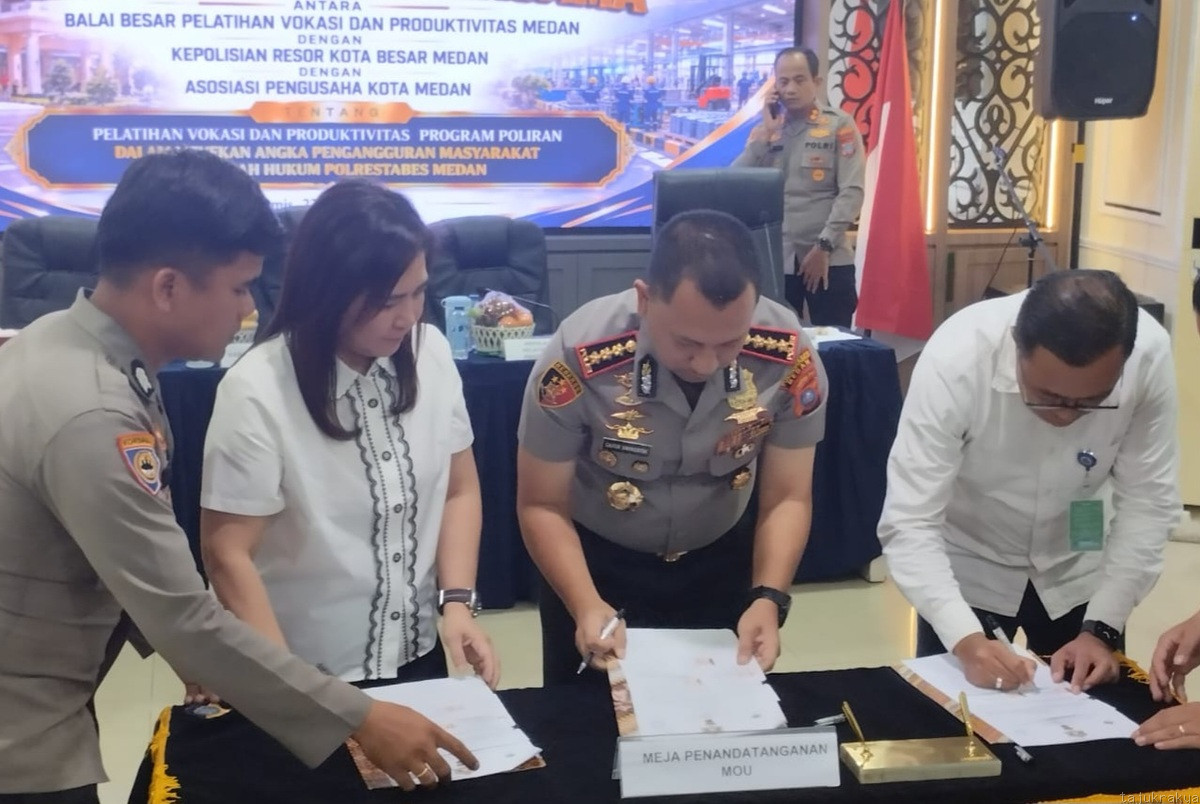 Tekan Angka Pengangguran, Kapolrestabes Medan Gandeng Pengusaha dan Balai Pelatihan
