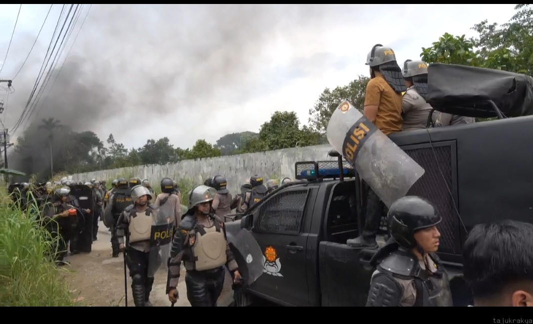 4 Personel Polisi Terluka Saat Pengamanan Eksekusi Lahan di Helvetia, Petugas Ditarik Mundur