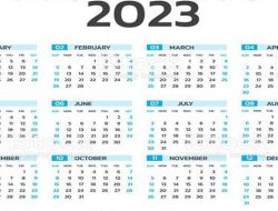 Inilah Kalender 2023, Lengkap dengan Cuti Bersama dan Libur Nasional