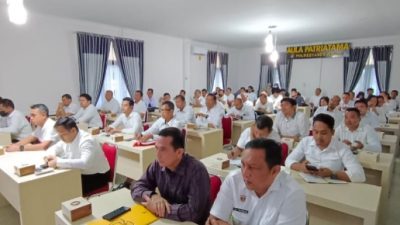 Di Polrestabes Medan, Kabid Propam Polda Sumut Sosialisasi Peraturan Polri Nomor 7 Tahun 2022