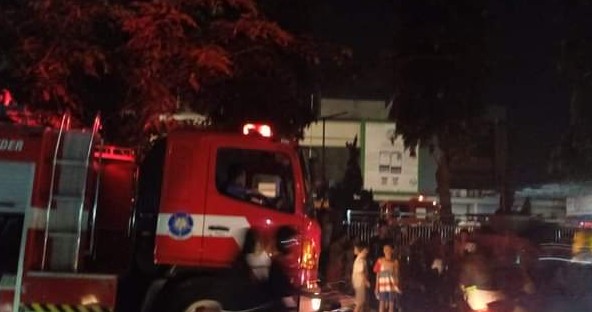 Kantor BPJS Kesehatan Kota Medan terbakar