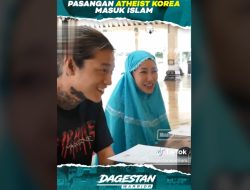 Viral Pasangan Ateis Korea Masuk Islam di Yogyakarta