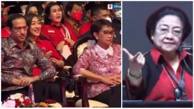 Netizen Salfok dengan Raut Wajah Nadiem Makarim saat Megawati Bilang Dirinya Karismatik