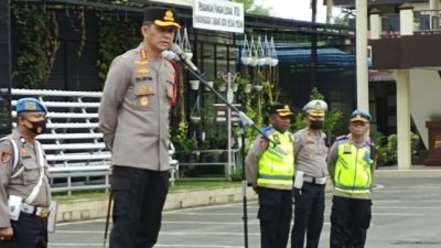 Kapolrestabes Medan, Kombes Pol Valentino Alfa Tatareda Pimpin Apel Kunker Presiden RI di Medan