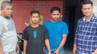 Polsek Kutalimbaru Ringkus Dua Pelaku Curanmor, Pelaku Ngaku Masing-masing dapat Rp 1,5 Juta