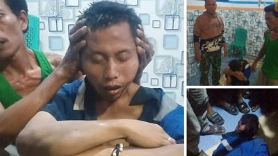 Seorang pria berstatus sebagai ODGJ bernama Anto disangka penculik anak dan diamuk massa warga Desa Bagan Serdang, Kecamatan Pantai Labu, Kabupaten Deliserdang, kamis (9/2/2023) sore.