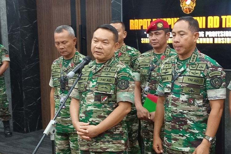 KSAD Jenderal TNI Dudung Abdurachman mewacanakan pendirian Kodam di tiap provinsi Indonesia (Sumber:Kompas.com)