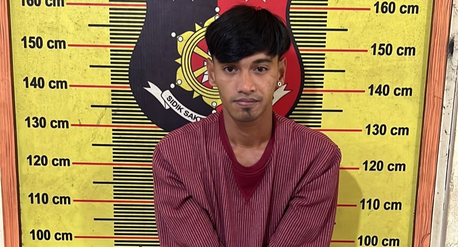 Tersangka DPO penganiayaan bernama Diki Zulkarnaen yang juga mengaku sebagai panglima perang tawuran di Belawan ditangkap petugas.