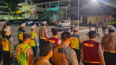 Kabag Ops Polrestabes Medan Pimpin Apel Sispamkota, Beri Rasa Aman ke Masyarakat Saat Akhir Pekan