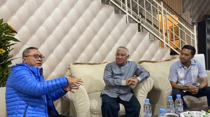 Ketua Umum PAN, Zulkifli Hasan bertemu dengan mantan Ketua Umum PP Muhammadiyah, Din Syamsuddin