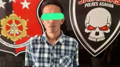 Oknum ASN Dinas Kehutanan Pemkab Asahan berinisial ZP alias Zul tertangkap maling lima buah tabung gas di rumah warga.