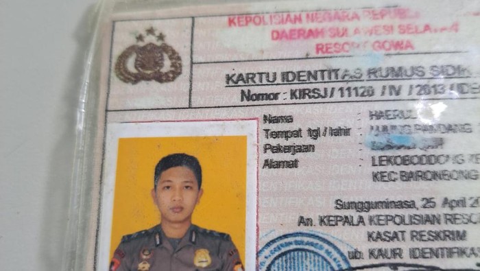 Haerul, Brimob gadungan yang akhirnya ditangkap karena kecurigaan istrinya