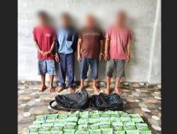 Polisi Ringkus 4 Sindikat Gembong Narkoba dan Sita 20 Kg Sabu Diduga Asal Malaysia