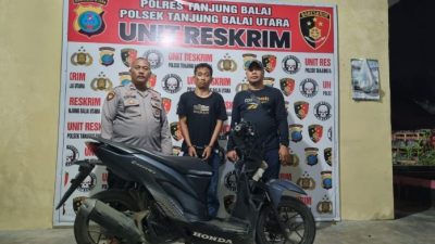 NH, pelaku penggelapan yang pura-pura pinjam motor diringkus petugas Polsek Tanjungbalai Utara