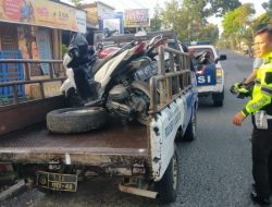 Balap Liar Sambil Asmara Subuh, Empat Unit Motor Diamankan Sat Lantas Polres Siantar