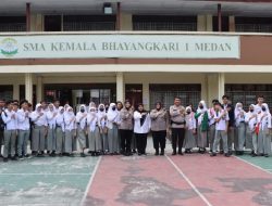 Kabag SDM Polrestabes Medan Sosialisasi Penerimaan Anggota Polri ke SMA Bhayangkari