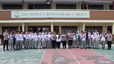 Kabag SDM Polrestabes Medan Sosialisasi Penerimaan Anggota Polri ke SMA Bhayangkari