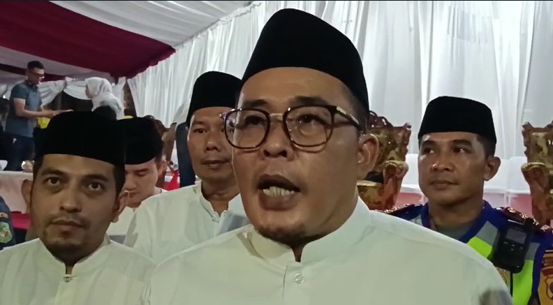 Wakil Wali Kota Medan, Aulia Rachman saat memberikan keterangan sekaitan dengan malam takbiran di Kota Medan, Jumat (21/4/2023) malam.