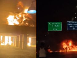 Meledak 4 Kali, Mobil Pengangkut BBM Terbakar, Sopir Tewas Terpanggang