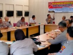 Polrestabes Medan Latihan Pra Ops Bina Kusuma Toba 2023