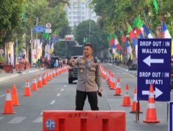 Kapolrestabes Medan Kawal PAM Kunjungan Presiden RI dan Ibu Negara