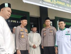 Wakapolda Sumut Didampingi Kapolsek Percut Seituan Safari Subuh Jumat di Masjid Hidayatul Muslimin