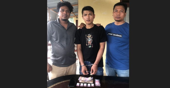 M Alfian alias Pian, bandar sabu yang ditangkap petugas Sat Res Narkoba Polres Simalungun