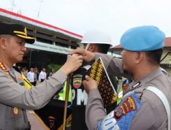 Kapolrestabes Medan Pimpin Apel Ops Patuh Toba 2023 : Pelanggaran Lalin Penyebab Kecelakaan