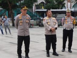 Kapolrestabes Medan Hadiri Penyambutan Kapolda Sumut di Masjid Raya Al-Mashun