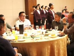 Kapolrestabes Medan Ikut Hadiri Makan Malam bersama Kapolda Sumut