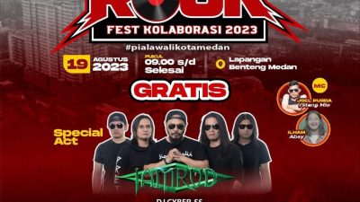 Jamrud Bakal Panaskan Merdeka Rock Fest Kolaborasi 2023