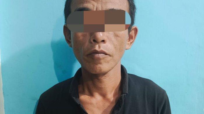M Yahya alias Yahya, pria yang nekat bakar rumah mantan mertua di Kota Tebingtinggi.