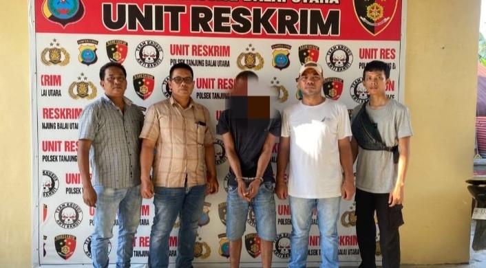 Tersangka pembobol rumah saat ditangkap Polsek Tanjungbalai Utara