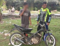 Polsek Batang Toru Amankan Tiga Unit Motor yang Diduga Hendak Balap Liar