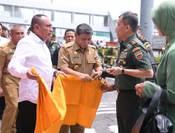 Pangdam I/BB yang Baru Tiba di Sumut, Edy Rahmayadi Pakaikan Songket Melayu