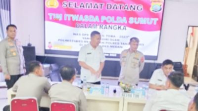 Itwasda Polda Sumut Kunker Polrestabes Medan : Bahas Pengawasan Ops Kancil Toba 2023