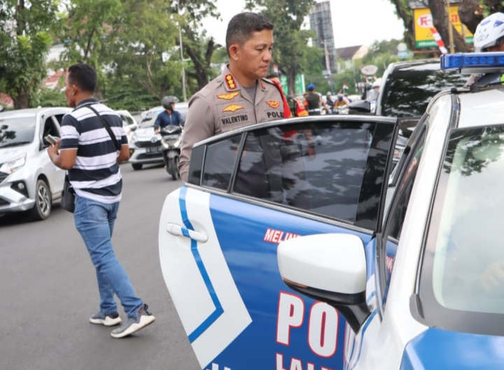 Kapolrestabes Medan Kombes Pol Valentino Alfa Tatareda.(Ist)