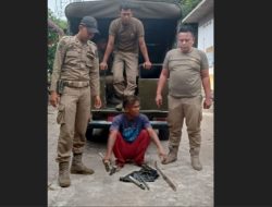 Pencuri Besi di RSU Herna Tebingtinggi Tertangkap Tangan saat Beraksi