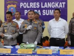 Sat Narkoba Polres Langkat Ungkap 26 Kasus, 29 Tersangka Ditangkap