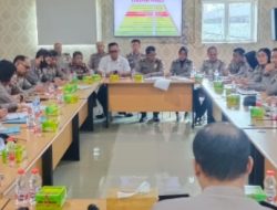 Polrestabes Medan Rapat Penyusunan Personel PAM Pemilu 2024