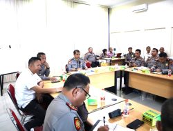 Kabag Ops Polrestabes Medan Pimpin Rapat Koordinasi Penanganan Pemungutan Suara Pemilu 2024