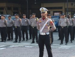 Iptu Fajar Prabowo Komandan Upacara pada Peringatan Hari Kesaktian Pancasila