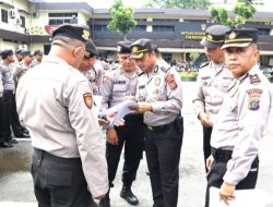 Kabag Ops Polrestabes Medan Apel Resimen Antisipasi Perkembangan Kamtibmas