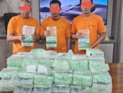 Polrestabes Medan Gulung Sindikat Narkoba Jaringan Malaysia – Indonesia, Bb 65 Kg Sabu