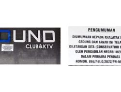 Gedung Sound Club & KTV Disita Pengadilan, Pemberi & Penyewa Bisa Dipidana