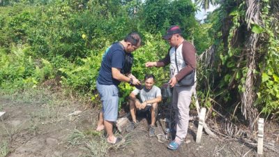 Sugianto Sitompul, bandar sabu yang ditangkap petugas Sat Res Narkoba Polres Asahan