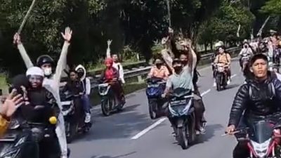 Geng Motor Konvoi Bawa Sajam di Jalan Menuju Bandara Kualanamu, Warga Resah dan Ketakutan