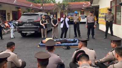 Sat Samapta Polrestabes Medan Latihan BHD di Mako Putri Hijau