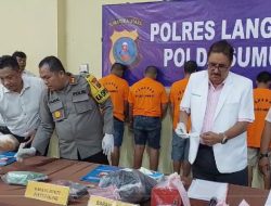 1 Kg Sabu Gagal Beredar di Tanjung Pura, Tiga Orang Ditangkap